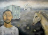 The Man and His Truck and the Horse and Her House by Melanie Sharr