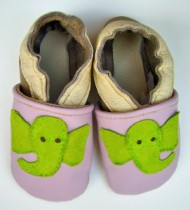 Elephant Baby Booties by Deborah Anderson