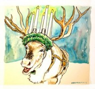 Rein Santa Lucia Deer by David Mejia