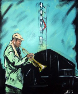 Trumpet Player by Kori Thompson