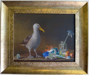 Albatross W/Plastic by Jeff Hemming