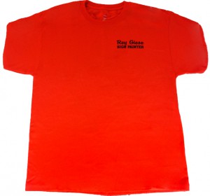 Rey Giese Orange Sign Painter Shirt