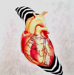 Joe Barajas; Corazon de Barajas; Oil on Canvas; 24 X 24; $70.00