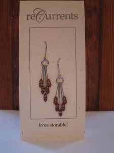 5 Resistor Drop Earrings by Angela Elsey