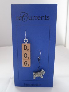 Dog Earrings  by Angela Elsey