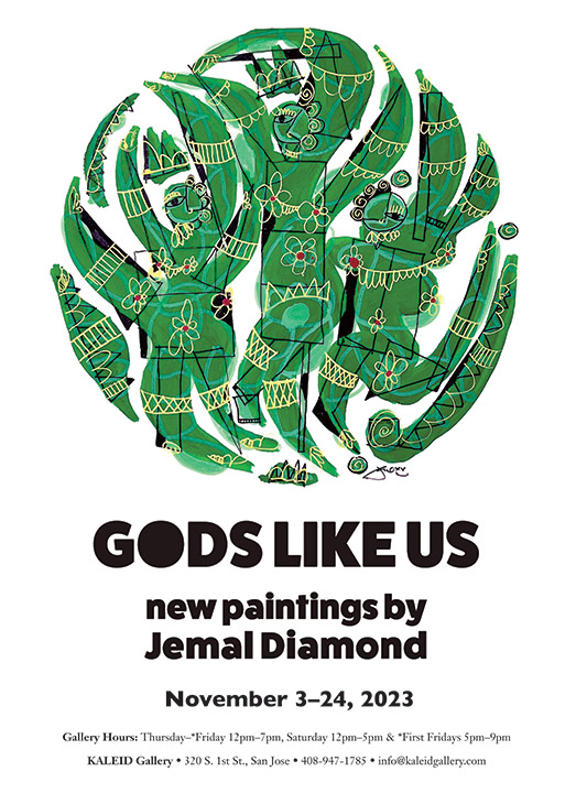 “Gods Like Us” Jemal Diamond Solo Exhibit November 2023