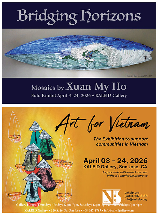 “Bridging Horizons” mosaics by Xuan Ho & “Art of Vietnam” Exhibits April 2026